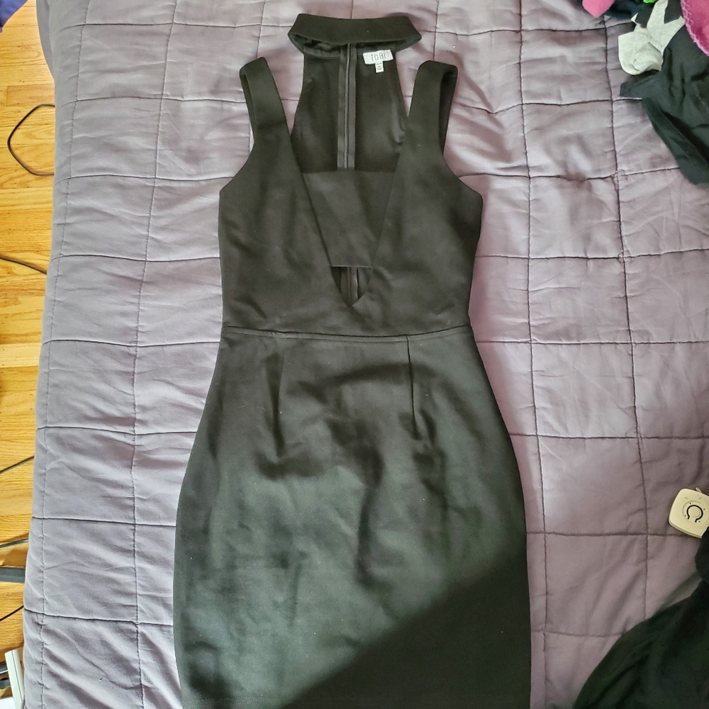 Tobi Choker Bodycon Mini Dress